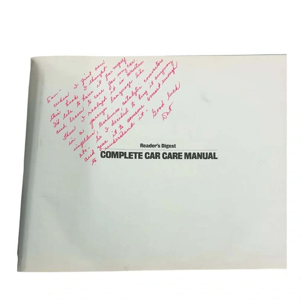 Vintage 1981 Reader's Digest Complete Car Care Manual